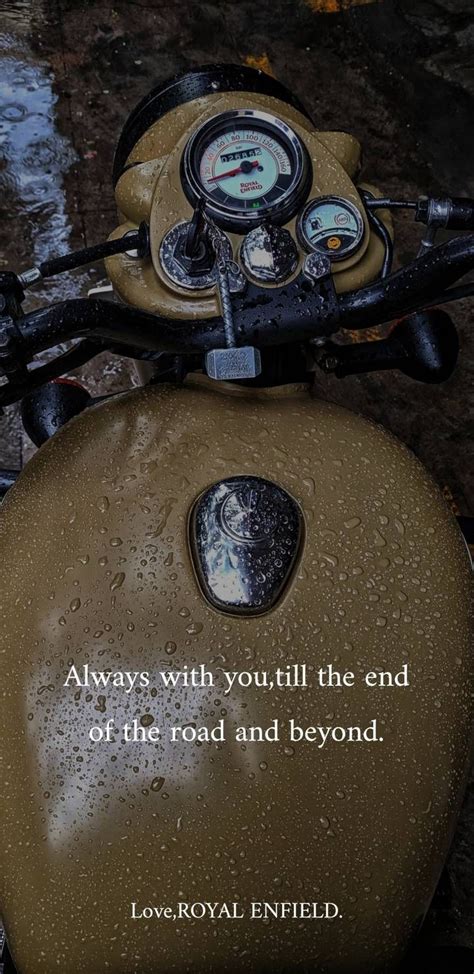 Royal Enfield Quotes iPhone Wallpaper