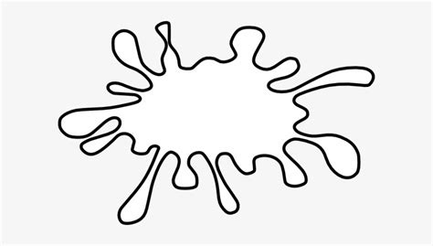 White Paint Splatter Clip - White Paint Splat Clipart - 600x387 PNG ...