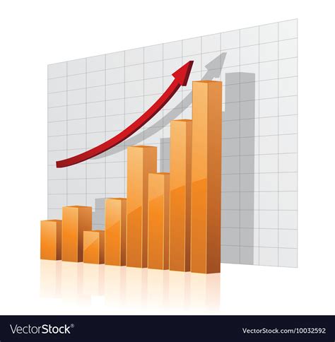 Business graph Royalty Free Vector Image - VectorStock