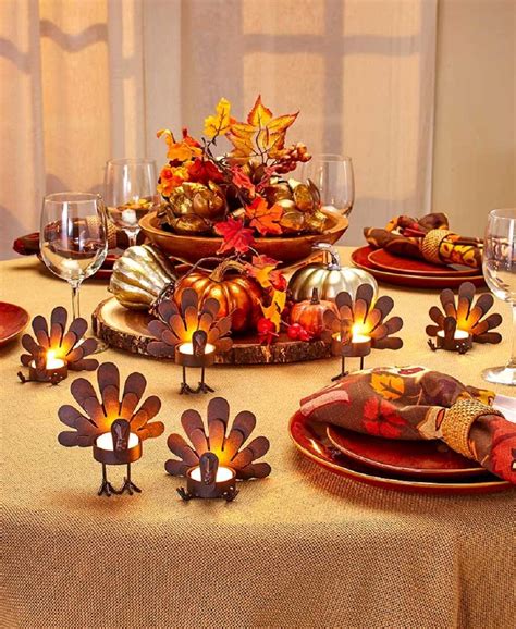 Turkey Candle Holders - Walyou