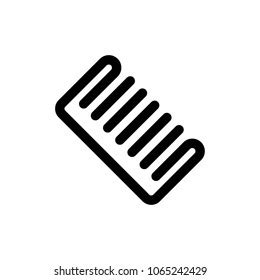 Hair Comb Icon Black Silhouette Front Stock Vector (Royalty Free) 2284511835 | Shutterstock