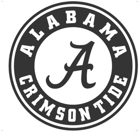 Download High Quality alabama football logo silhouette Transparent PNG ...