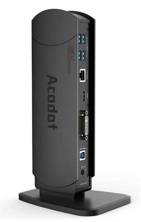 Acodot USB 3.0 Universal Dock Docking Station Ethernet, HDMI, 6 USB Ports, Black | eBay ...