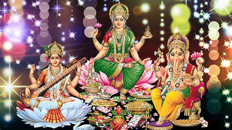 3D Laxmi Ganesh Wallpaper