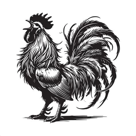 Premium Vector | Chicken Clipart Design Delaware chicken rooster vector ...