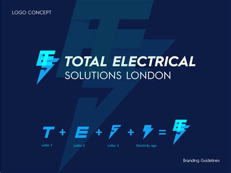 TES Electrical logo Design by Tayyab Younas on Dribbble