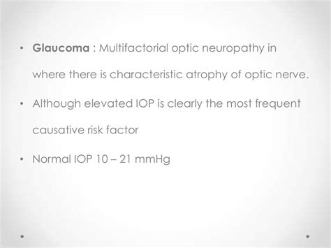 Normal tension glaucoma