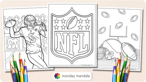 42 Football Coloring Pages (Free PDF Printables)