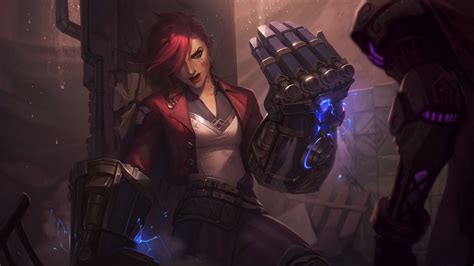 League of Legends’ Arcane themed skins for Jayce and Vi: Splash art and ...