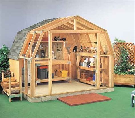 Gambrel Roof Shed