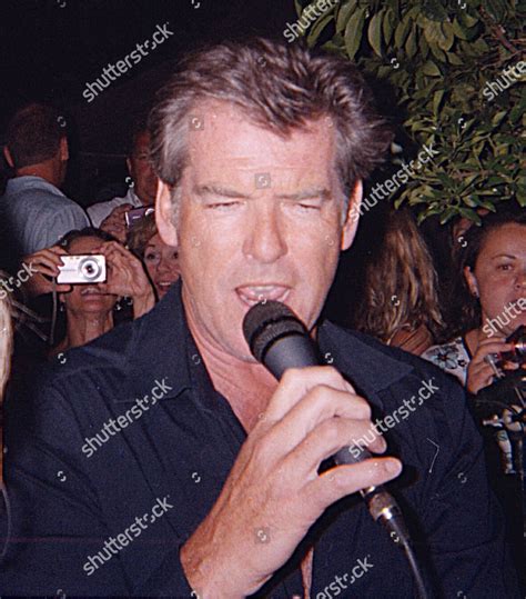 Pierce Brosnan Singing Karaoke Editorial Stock Photo - Stock Image | Shutterstock