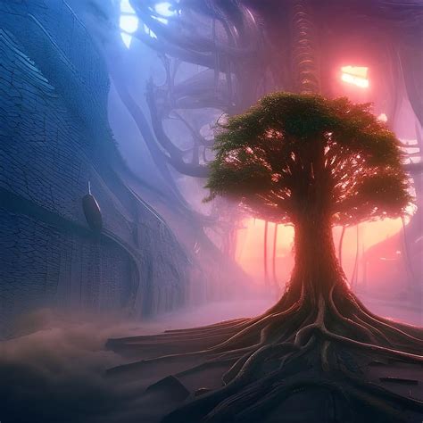 Mystical Tree Digital Art by Alex Kerr - Fine Art America