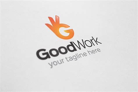 Good Work Hand Logo ~ Logo Templates ~ Creative Market