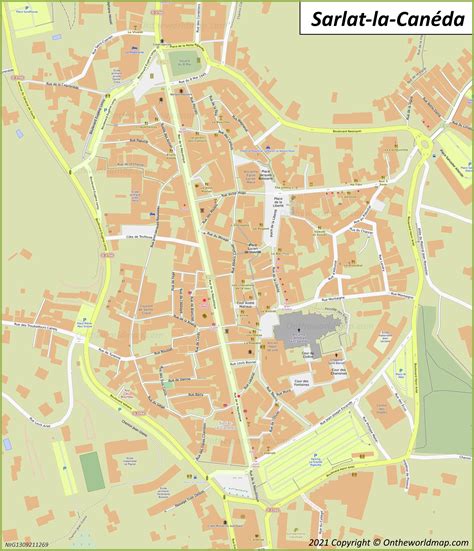 Sarlat-la-Canéda Map | France | Discover Sarlat with Detailed Maps