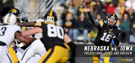 Nebraska vs Iowa Football Predictions, Picks, Odds & Preview