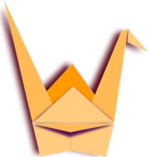 Origami Crane Clip Art N17 - Origami Gif Paper Crane - (600x638) Png ...