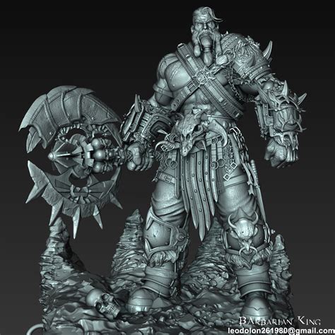 Barbarian King - ZBrushCentral