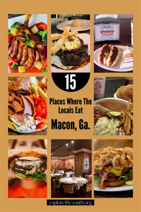 15 Restaurants where the locals eat in Macon, Ga. This list of local Macon restaurants includes ...