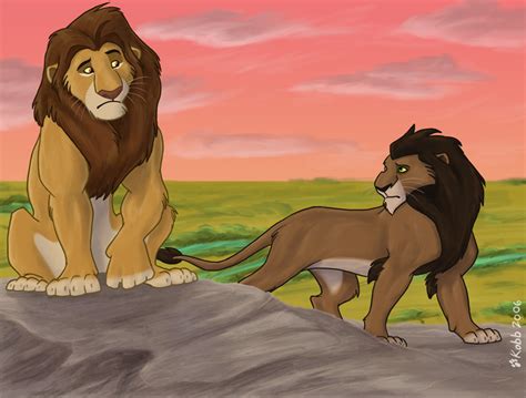 Mufasa vs. Scar - Scar Fan Art (30188920) - Fanpop