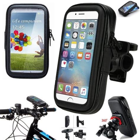 Bicycle Bike Waterproof Phone Case Mount Holder For Cell Phones/ Mobile ...