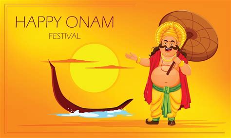 Onam celebration. King Mahabali 3226008 Vector Art at Vecteezy