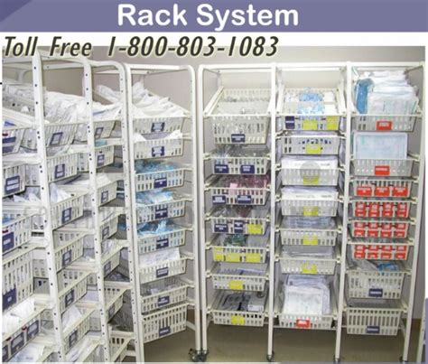 Hospital Supply Chain 2 Bin Kanban Shelves Carts Plastic Bins