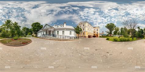 360° view of Full spherical 360 degrees seamless panorama in equirectangular equidistant ...