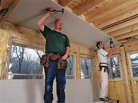 Hanging Drywall on Ceilings - Fine Homebuilding