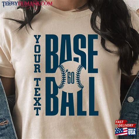 Baseball Shirt Personalized Team Shirts Classic Sweatshirt - TeebyHumans