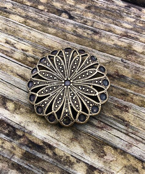 Beautiful Floral Style Conchos for Leather and Wood | Etsy