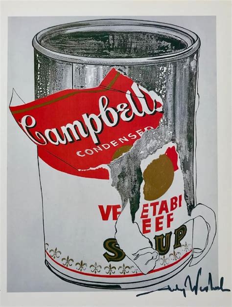 Andy Warhol, Campbell's Soup Can Hand signed Print, 1986 Order Museum ...