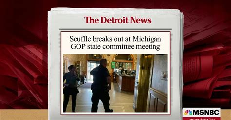 Republicans brawl at Michigan GOP meeting