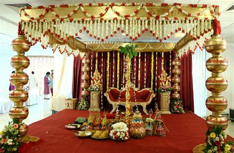 kerala wedding mandap - Google Search | Hindu wedding decorations, Wedding stage decorations ...