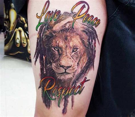 Reggae Lion Tattoo