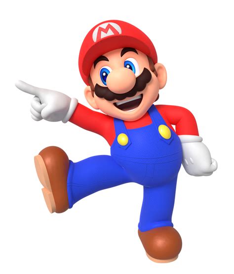 Mario Pointing with Arm and Leg (Render) by Nintega-Dario on DeviantArt