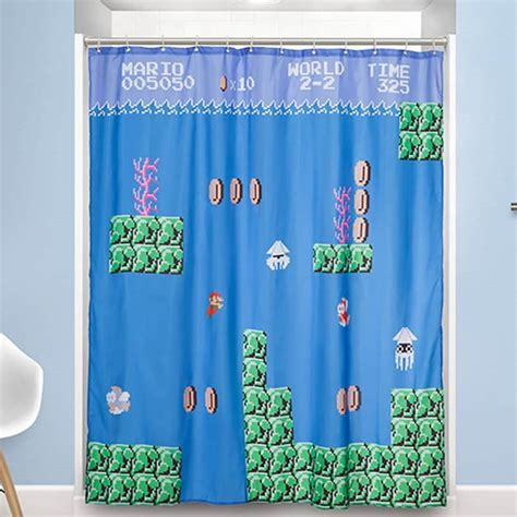 Super Mario Shower Curtain - Shut Up And Take My Yen