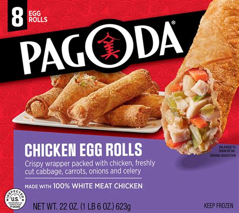 PAGODA® White Meat Chicken Egg Rolls