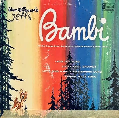 ORIGINAL MOTION PICTURE Soundtrack Walt Disney’s Bambi LP Vinyl Record £7.90 - PicClick UK