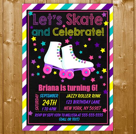 25 Of the Best Ideas for Skating Birthday Party Invitations - Home Inspiration and Ideas | DIY ...