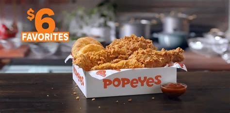 Popeyes Introduces New $6 Favorites Meal - The Fast Food Post