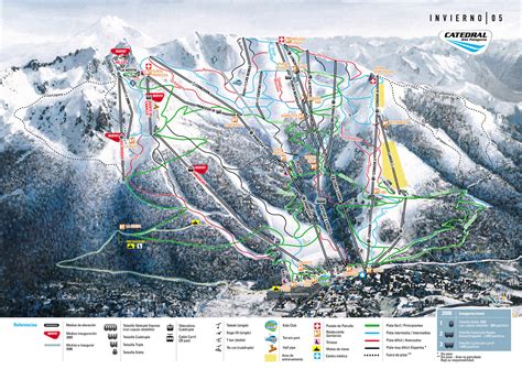 Bariloche Trail Map - Nahuel Huapi Lake Bariloche Argentina • mappery