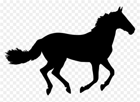 Clip Art Horse Silhouette, HD Png Download - vhv