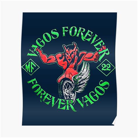 "Vagos MC " Poster for Sale by AngelaCiccone06 | Redbubble