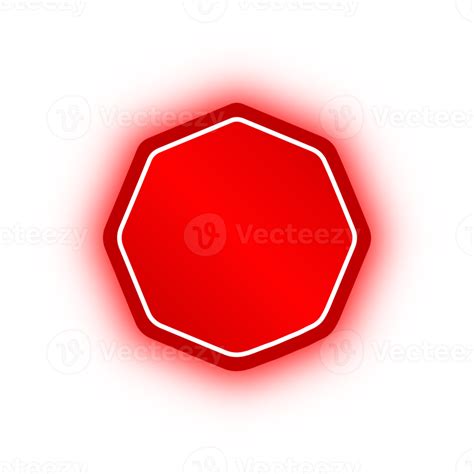 Neon Red Octagon Banner, Neon Octagon 10983706 PNG