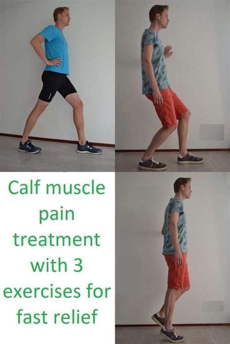 Calf muscle pain cause and treatment with exercises for relief