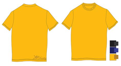 Yellow T Shirt - ClipArt Best