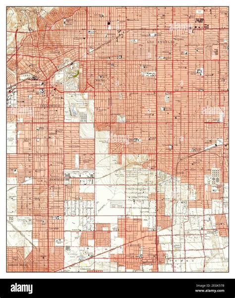 Inglewood, California, map 1950, 1:24000, United States of America by ...