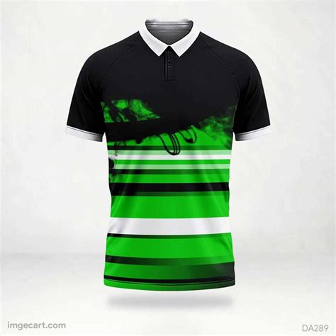 Cricket jersey black Pattern with neon - imgecart