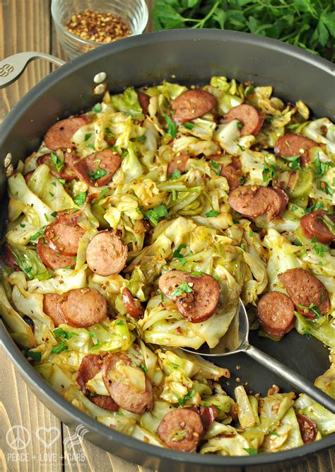 Fried Cabbage with Kielbasa – Low Carb, Gluten Free | Recipe | Fried cabbage, Kielbasa and Cabbage