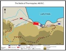 Battle Of Thermopylae Map